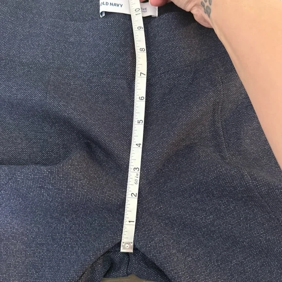 Old Navy Blue Denim Color Stevie High Rise Leggings Bundle of 2 Women Size M - Picture 7 of 11